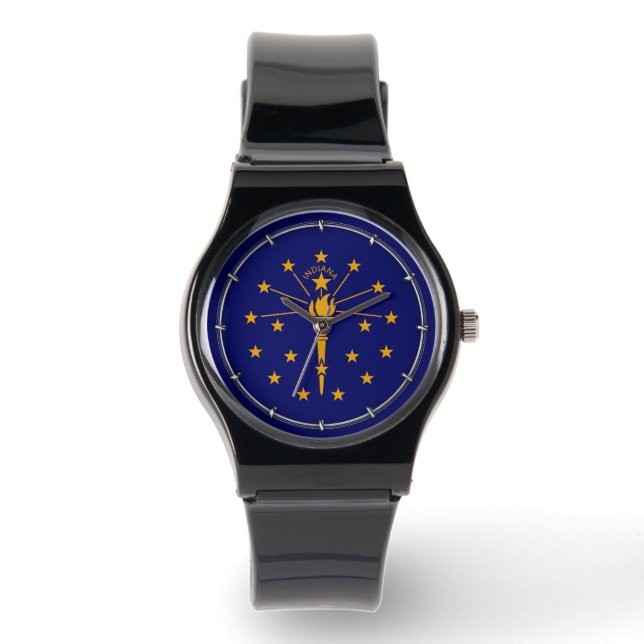 Montre Drapeau d'état Indiana (Recto)