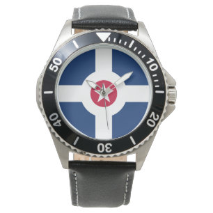 Montre Drapeau d'Indianapolis, Indiana Watch
