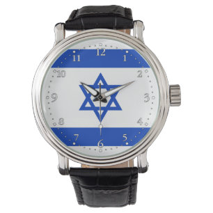Montre Drapeau d'Israël