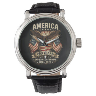 Montre Drapeau du 250e anniversaire des États-Unis d'Amér