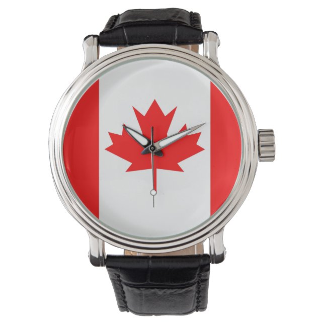 Montre Drapeau du Canada (devant)
