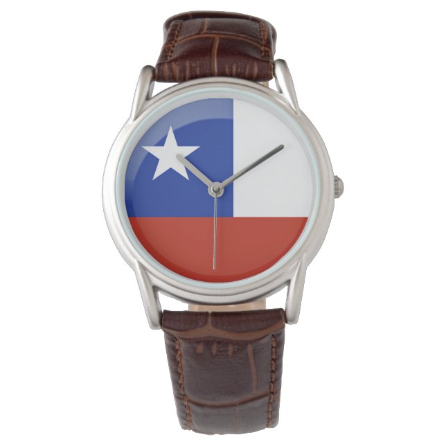 Montre Drapeau du Chili (devant)