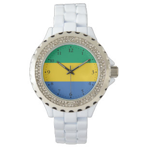 Montre Drapeau du Gabon