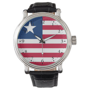 Montre Drapeau du Liberia