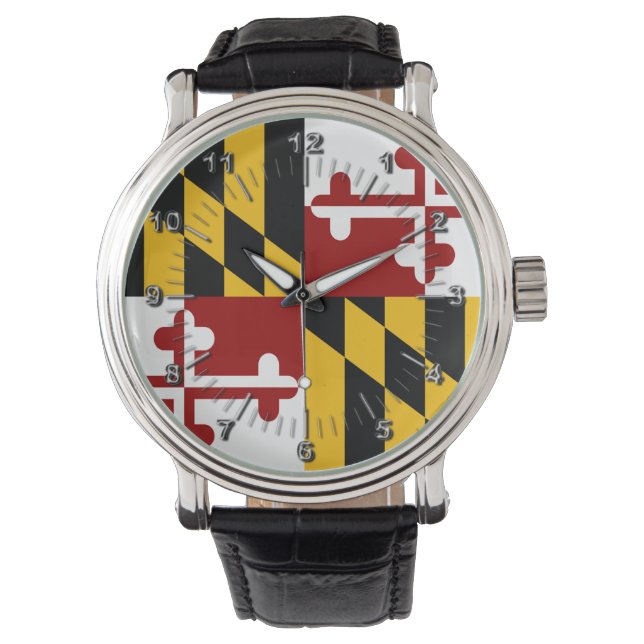 Montre Drapeau du Maryland (devant)