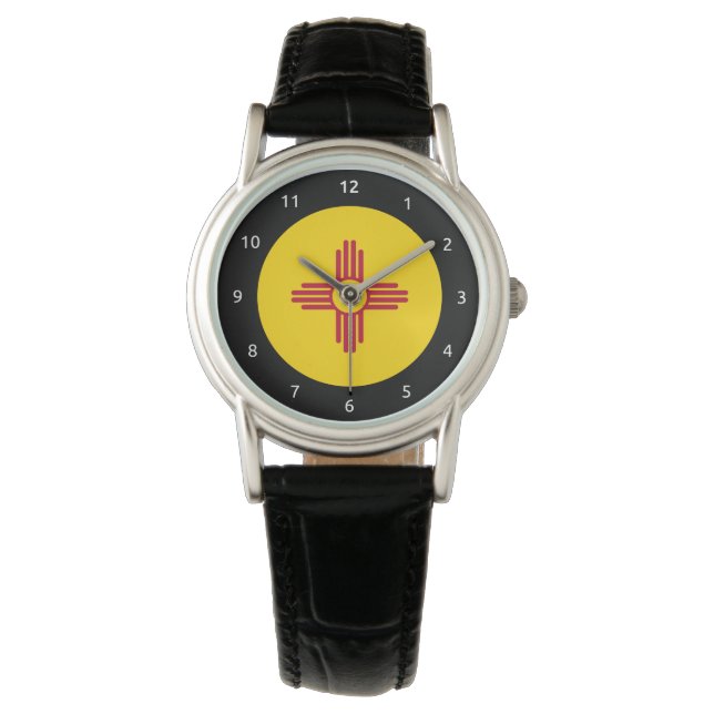 Montre Drapeau du Nouveau Mexique, drapeau de l'État amér (devant)