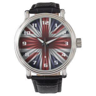 Montre Drapeau du Royaume-Uni incroyable L'union Jack Coo