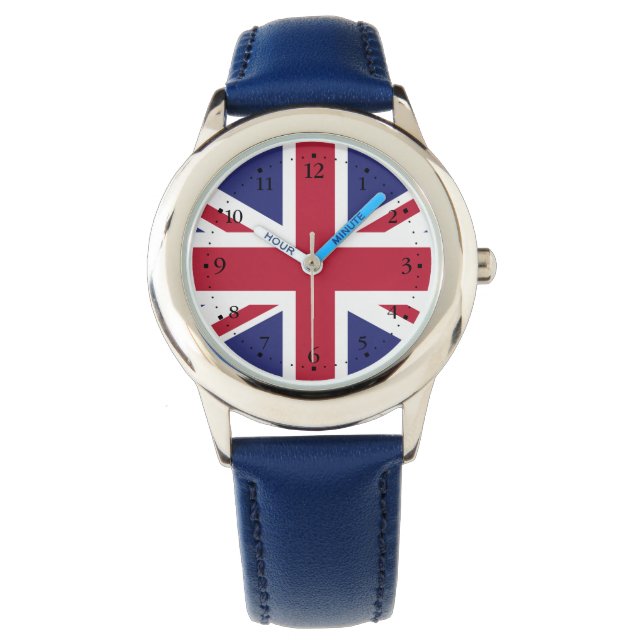 Montre Drapeau du Royaume-Uni patriotique (devant)