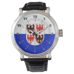 Montre Drapeau du Trentin Alto Adige (Italie)