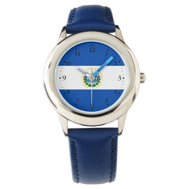 Montre Drapeau El Salvador (devant)
