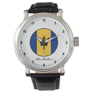 Montre Drapeau élégant Barbados Watch & Barbados