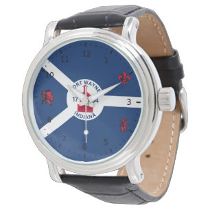 Montre Drapeau Fort Wayne, Indiana