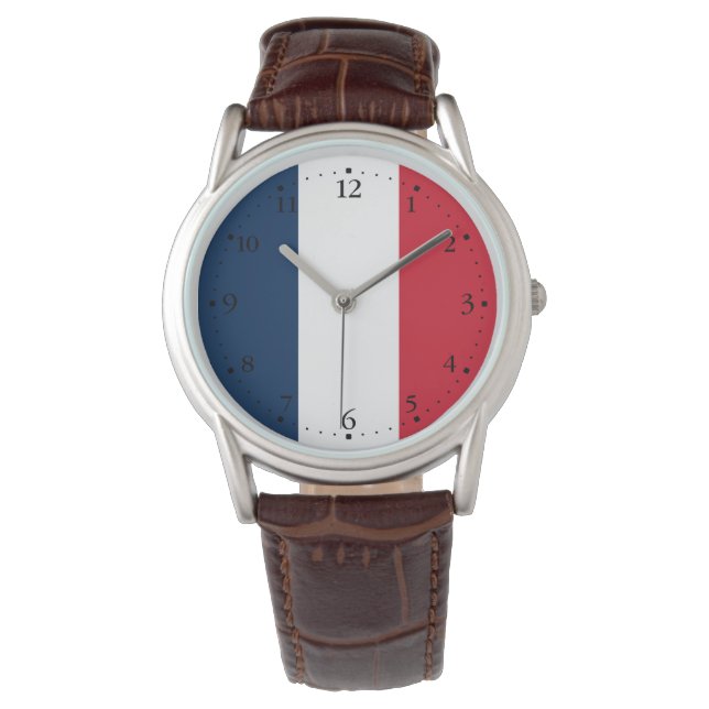Montre Drapeau français (devant)