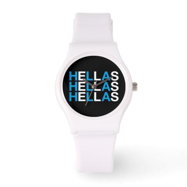 Montre Drapeau GRÈCE (Recto)