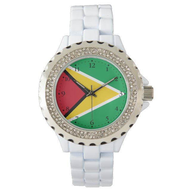 Montre Drapeau Guyana (devant)