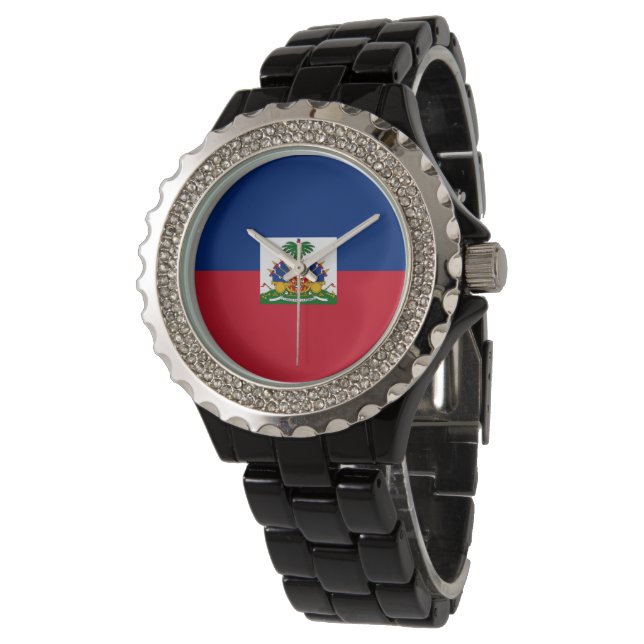 Montre Drapeau Haïti (Incliné)