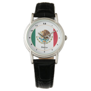Montre Drapeau mexicain & Mexique mode tendance / design 