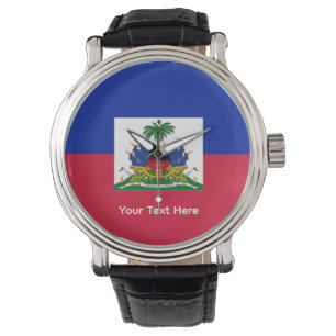 Montre Drapeau national d'Haïti