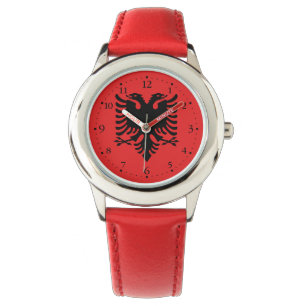 Montre Drapeau patriotique albanais