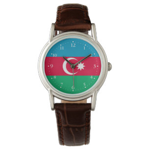 Montre Drapeau patriotique azerbaïdjanais