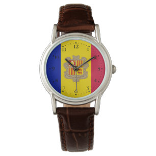 Montre Drapeau patriotique d'Andorre