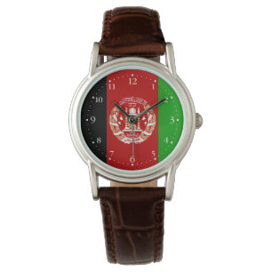 Montre Drapeau patriotique de l'Afghanistan