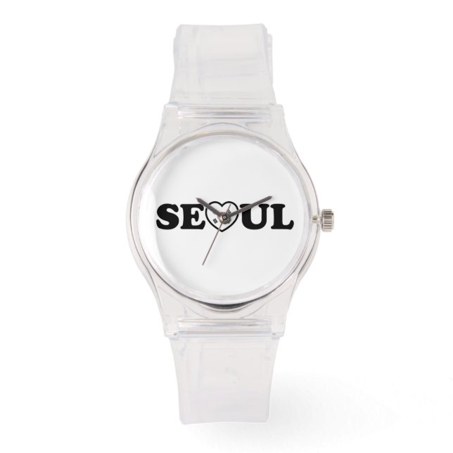 Montre Drapeau Seoul Love Heart Taegeukgi (Recto)