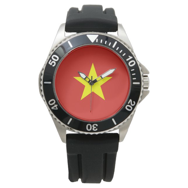 Montre Drapeau vietnamien (Vietnam) (devant)