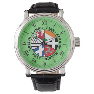 Montre Drapeaux des nations celtes