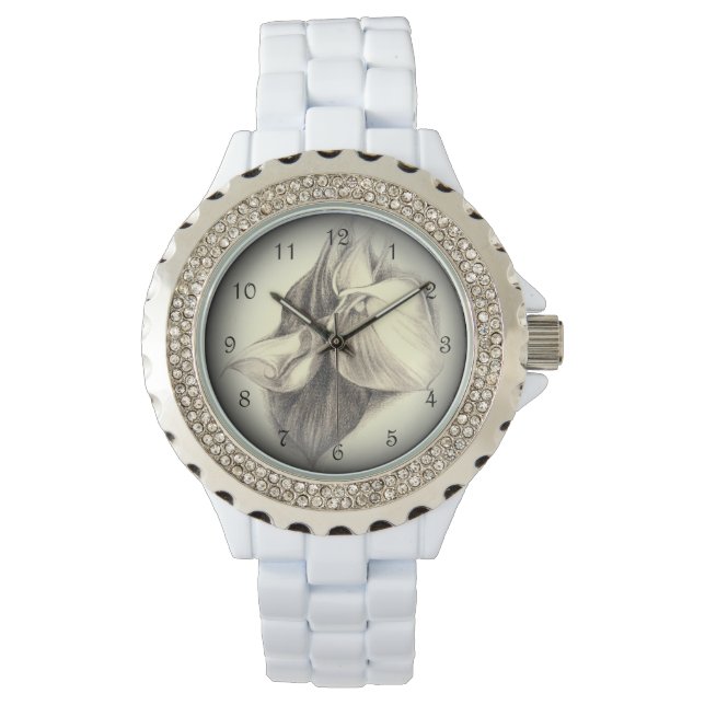 Montre Drawing de Calla Lilie (devant)