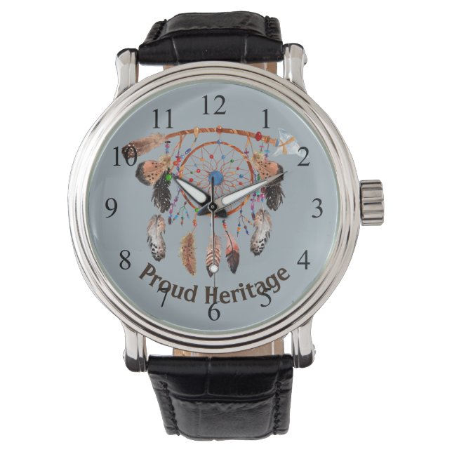 Montre Dreamcatcher, patrimoine amérindien (devant)