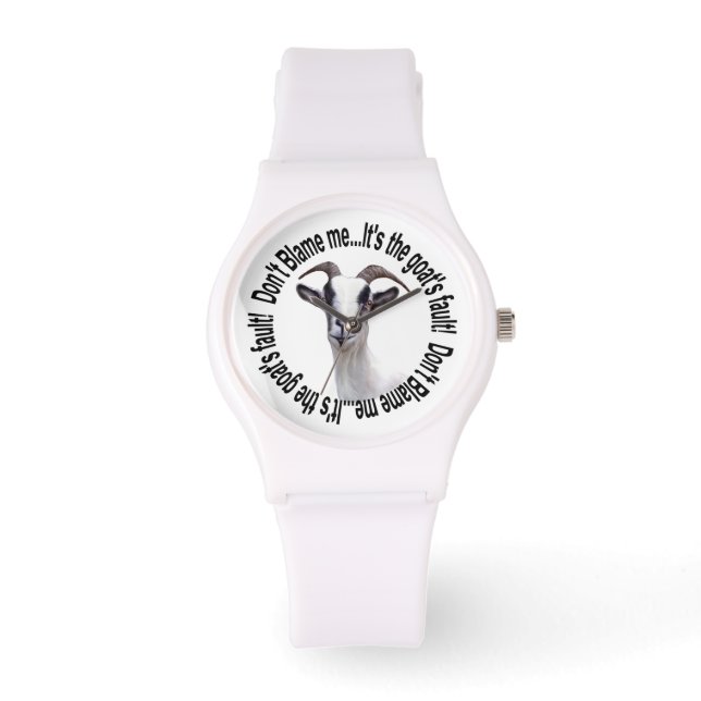Montre Drôle C'est la faute de la chèvre (Recto)