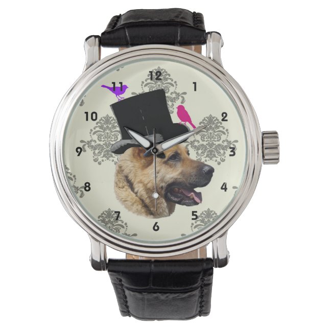 Montre Drôle chien berger allemand (devant)