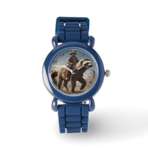 Montre Drôle Cowboy À Cheval De Fente,