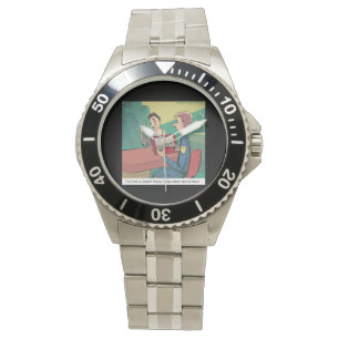 Montre drôle de l'artiste de croquis criminel Rick