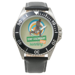 Montre Drôle de motivation de course de Bigfoot