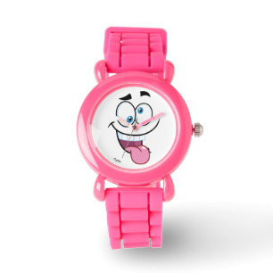 Montre drôle de visage