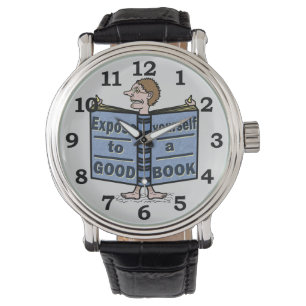 Montre Drôle Exposez-vous à un bon livre