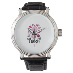Montre Drôle Halloween Pink Cat Ghost Jonglage Octopus Fa