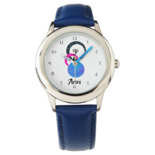 Montre Drôle idiot de zodiaque mignon du Bélier de