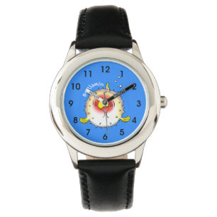 Montre Drôle poisson poivron porc-épic caricature poisson