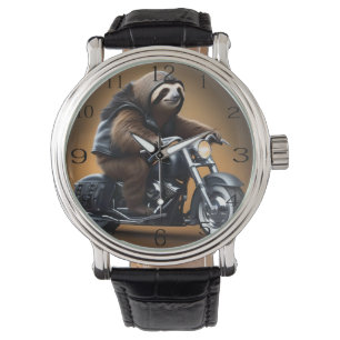 Montre Drôle Vélo De Fente Sur Moto,