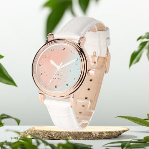 Montre Dusty Peach personnalisation stylisée eWatch Watch