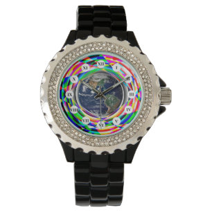 Montre Earth Vibes (Roman Face) par Kenneth Yoncich
