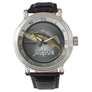Montre Eau de la lune et brochet de walleye