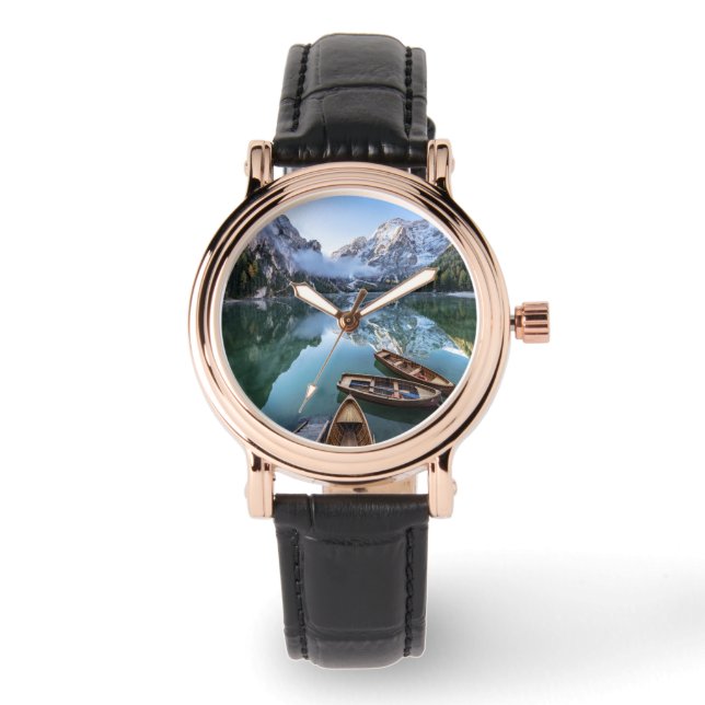 Montre Eau | Pragser Wildsee Dolomites Italie (Recto)