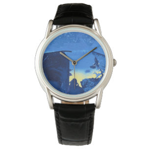 Montre Eaux profondes bleues, tranchées sous-marines acce