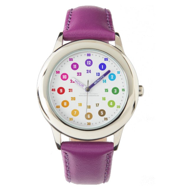 Montre Echte Lernuhr für Kinder - Schlicht - EasyRead (devant)