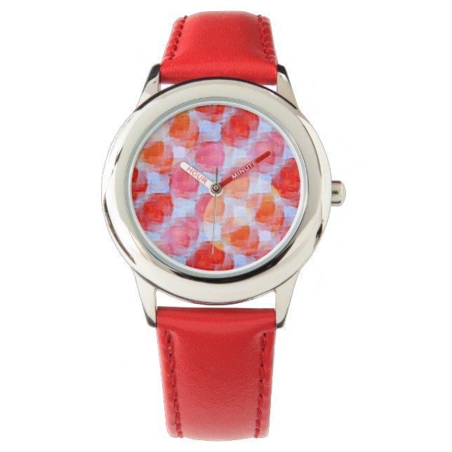 Montre Éclairage de l'arrière - plan de texture design (devant)