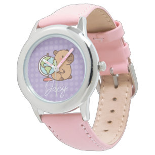 Montre École de capybaras pour enfants mignons